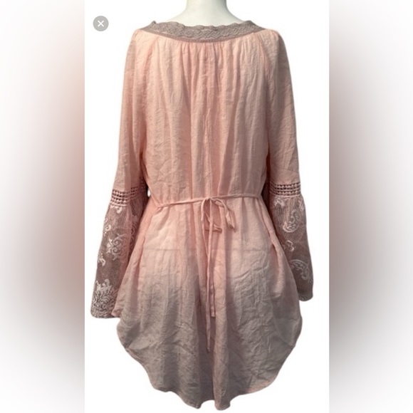 No boundaries beautiful top shirt  3/4 short sleeve ruffle women size 2X - Picture 3 of 6